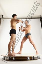 Fighting reference poses of Norbert & Radan